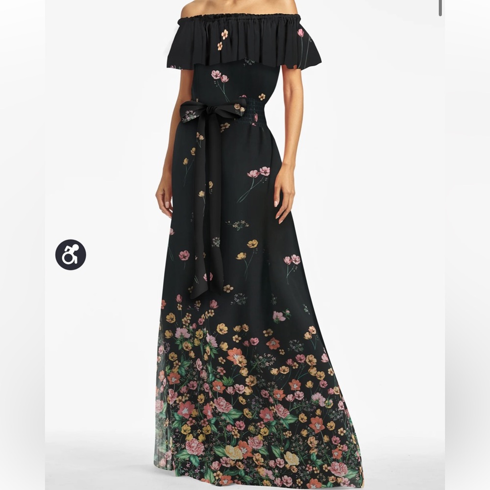 Sachin Babi Nikki Dress - Dark Garden - Size 8 - Worn Once and Dry Cleaned